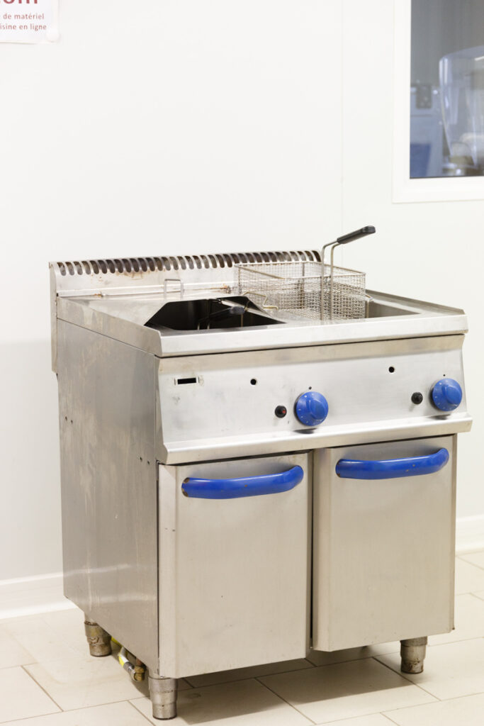 Location Friteuse gaz double sur meuble fermé