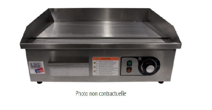 PLANCHA GAZ DESSUS INOX LISSE – SURFACE 540*300mm